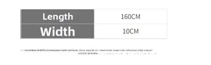 Guide des tailles pour écharpe d'anniversaire Sweet 16, 160 cm de long et 10 cm