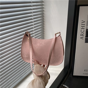 Sac Sous le Bras Motif Serpent Pour Femmes Cuir PU Minimaliste Sac à Main Hobo Avec Fermeture Éclair Grande Capacité Sac de Mode