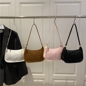 Sacs hobo demi-lune chics à motif serpent en quatre couleurs avec bandoulières