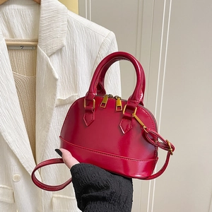 Women Crocodile Pattern PU Leather Shell Bag Large Capacity Shoulder Handbag Elegant Tote Crossbody Bag Fashion Daily Purse