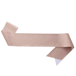Écharpe élastique pailletée or rose pour décoration de fête DIY et cérémonies