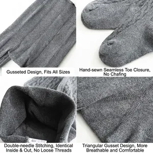 Girls' charcoal grey ribbed cotton tights with reinforced crotch and seamless toe design
