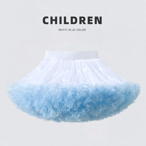 Gonna Tutu in Tulle a Più Strati per Ragazze Gonna da Danza Classica da Principessa Gonna a Sbuffo in Mesh per Feste Matrimoni