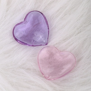 Heart Shaped Lampwork Glass Perfume Essential Oil Beads For DIY Jewelry Making Fragrance Diffuser Pendant Accessories Gift