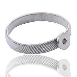 Adjustable silver spring metal armbands and shirt sleeve garters for professional attire