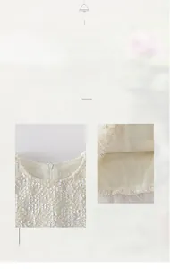 Dettaglio corpetto di paillettes e orlo in tulle su abito da principessa per bimbe