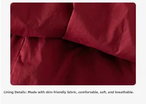 Primer plano del forro interior rojo vino suave y transpirabile del vestido niña
