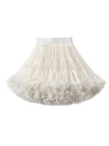 Women Adult Multi-Layer Mesh Tutu Skirt Elastic High Waist Voluminous Petticoat For Ballet Dance Party Princess Short Skirt