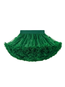 Jupe Tutu de Noël Fille Étoile Paillettes Maille Princesse Jupon Fête Anniversaire Jupe Bouffante Rouge Vert Vêtements