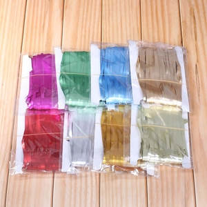 Tende a frange in lamina metallica opaca multicolore per decorazioni di sfondo per feste
