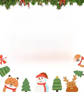 Tableau des tailles du pendentif de Noël en flanelle montrant les dimensions 15,2cm x 7,1cm