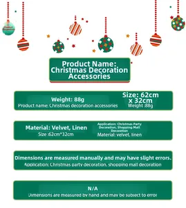 Detailed specs for Christmas pinecone snowflake bow pendant with burlap texture and size info