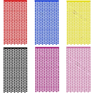 Colorful 1x2m butterfly fringe curtain backdrop in six colors for party wall decoration