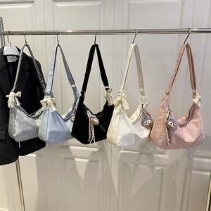 Sac à Épaule en PU de Grande Capacité pour Femmes Style Coréen Couleur Unie Décontracté Hobo Tote Crossbody Bag Fashion Sac Messenger Femme