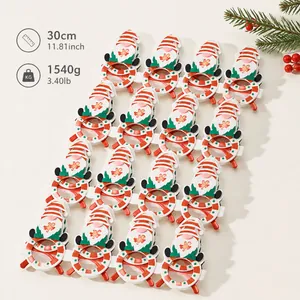 Especificaciones de tamaño para gafas de fiesta de gnomo de Navidad con peso medido