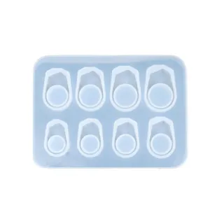 Silicone mold for DIY resin rings with various diameter sizes from 16mm to 23mm