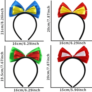2026 World Cup flag themed satin bow headbands in multiple colors for soccer fans