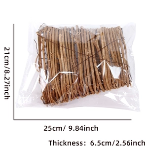 Detailed size specifications for Thanksgiving wall hanging natural rattan basket decor
