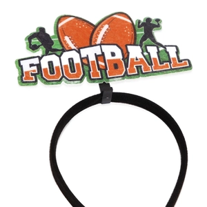 Cerchietto a casco da football con decorazioni da tifoso per l'atmosfera delle partite