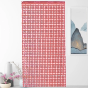 Pink holographic square laser foil fringe curtain for sparkling party backdrop decoration