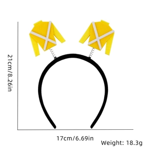 Specifiche dettagliate delle dimensioni della fascia Kentucky Derby in 21x17 cm