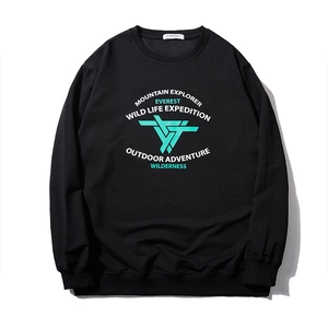Men's Plus Size Fashion Letter Print Hoodie Loose Fit Casual Pullover Sweatshirt Long Sleeve Outdoor Mountain Explorer Top