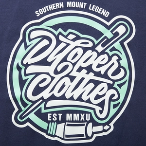 T-shirt manches longues homme avec imprimé graphique Southern Mount Legend bleu marine