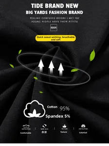 Gros plan de la texture du tissu noir composé de 95% coton et 5% élasthanne doux et respirant