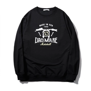 Men Big and Tall Sweatshirt American Retro Letter Print Crewneck Long Sleeve Pullover Cotton Blend Oversized Casual Top