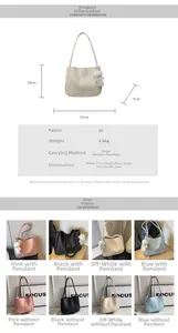 Detailed size specifications and weight information for the stylish PU leather tote bag