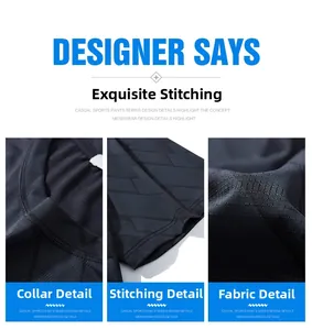 Detail of men's quick-dry sports T-shirt featuring breathable mesh and geometric pattern