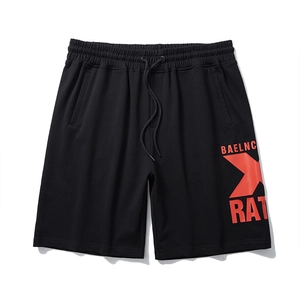 Men Plus Size Cotton Spandex Graphic Printed Shorts Streetwear Loose Casual Sport Shorts Elastic Waist Drawstring Bottoms