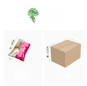 Detail showing the 100pcs balloon set packaging dimensions and professional shipping box