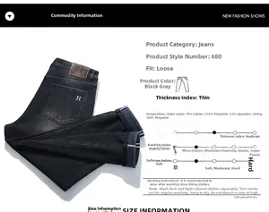 Detailed view of back pocket with R letter embroidery and brown leather waist tag on jeans