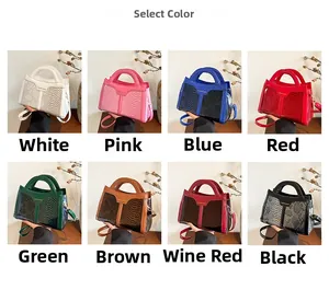Detailed grid showing faux snakeskin textures and multiple color options for handbags
