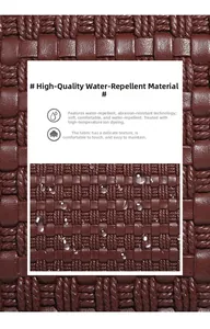 Detail showing water-resistant woven texture and premium ion-dyed finish of the bag