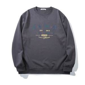 Sudadera gris marengo extragrande con estampado de letras Alpha Styling Co. de colores