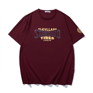 T-Shirt Graphique Mode Grandes Tailles pour Hommes Été Large Mélange de Coton Manches Courtes Haut Imprimé Lettres Réfléchissantes