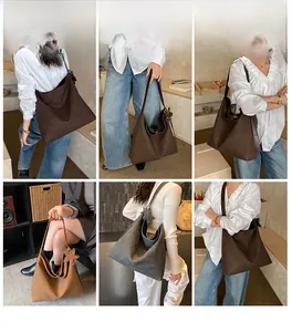 Three large capacity tote bags in dark brown, light brown and grey with star charms