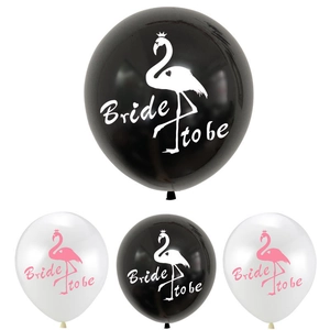 Flamingo Bride To Be Latex Balloons For Bachelorette Hen Party Wedding Ceremony Celebration Party Decorations