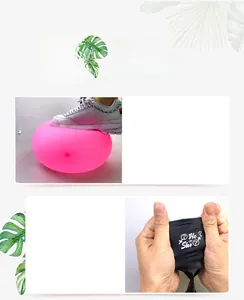 Detailed view of durable thickened latex balloon with clear He or She printing for parties