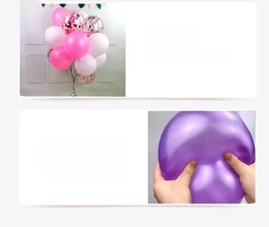 Detail of 12-inch 2.8g thickened latex balloon showing elasticity and durability for parties