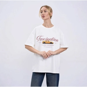 Women's Vintage 100% Cotton Short Sleeve T-Shirt Graphic Car Print Loose Fit Round Neck Casual Commuter Top Soft Comfortable Tee