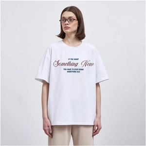 Women's American Vintage 100% Cotton Oversized Printed T-Shirt Casual Short Sleeve Round Neck Graphic Tee Top For Summer