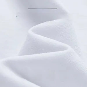 Macro detail of soft white cotton knit fabric texture with high durability features