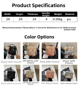 Guida alle taglie e opzioni di colore per la borsa a tracolla in pelle PU alla moda