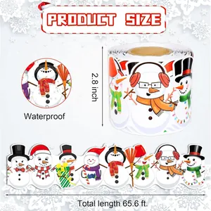 Detailed size chart of Christmas bulletin board border showing 2.8 inch width and 65.6 ft length
