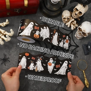 Halloween-Pinnwandbordüren mit Geistern und Kürbissen für die Wanddekoration im Klassenzimmer