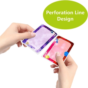 Self-adhesive space theme planet stickers featuring perforation line for easy tearing