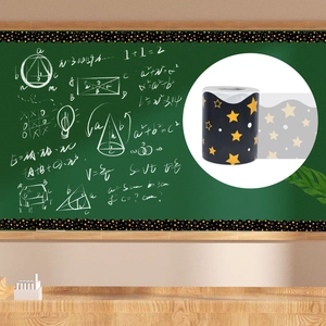 Starry night bulletin board border trim for classroom chalkboards and school decorations
